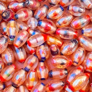 32pc Vintage Fishing Floats Mini Glass Beads.{A7-26#00130}