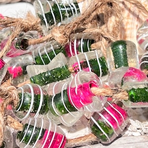 10pc Vintage Chunky Glass Beads / Large Hole Vintage Glass Beads.  {G2-1584#01944}#25