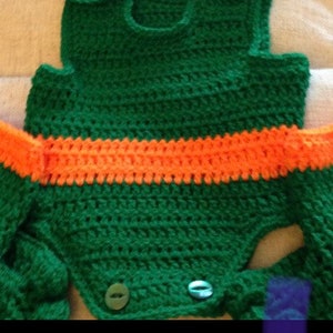 Teenage mutant ninja turtle baby costume image 5