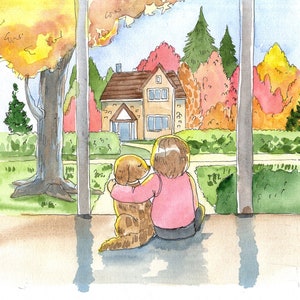 Illustrator for hire, Artist for hire ,Personalized children's book, watercolor picture book, custom watercolor, custom cover illustrations