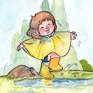 Illustrator for hire, Artist for hire ,Personalized children's book, drawing picture book, watercolor picture book, custom watercolor