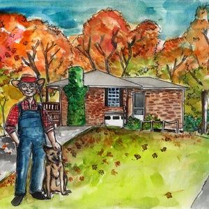 Artist for hire, children book illustration, Personalized book, custom watercolor painting