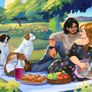 Artist for hire, digital art commission, children's book Illustrator for hire, custom digital art, illustrator for hire, custom painting