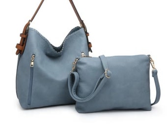 Striped blue purse crossbody bag concealed carry purse messenger bag canvas bag shoulder bag hobo bag royal blue purse beige strips sapphire
