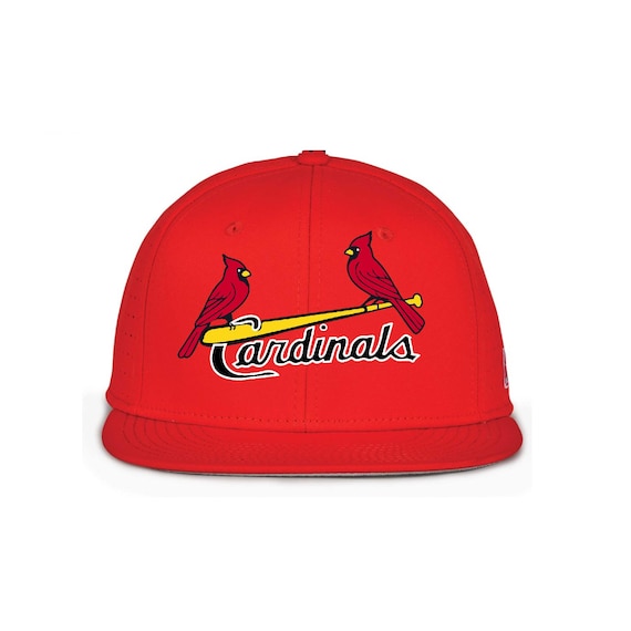 Cardinals With Bat - Embroidered - the Game Brand Fitted Hat