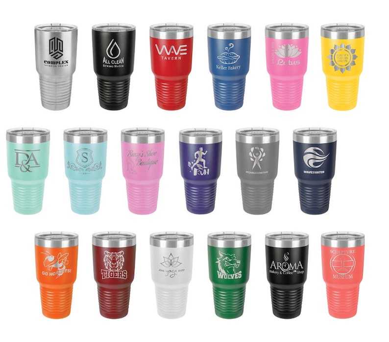 24 Blank Travel Mugs 30 oz w lids. Polar Camel Insulated Etsy