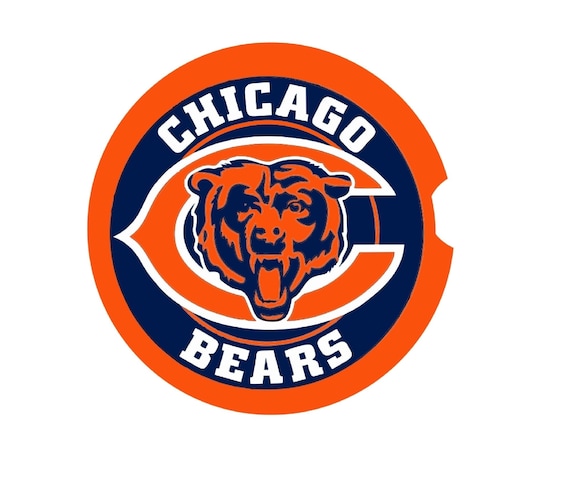 Chicago Bears Car Coaster Set of 2, Ceramic Car Coaster, Car  display picture 1