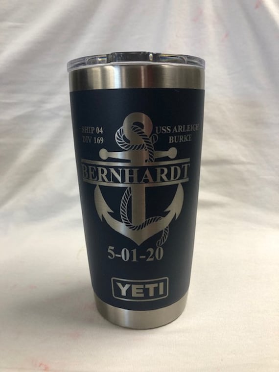 Navy PIR, Navy Graduation Gift, YETI Tumbler 20oz or 30oz