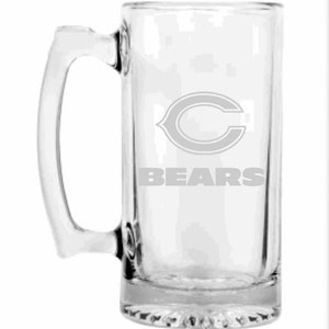 Chicago Bears Engraved Beer Mug, Chicago Bears gift, Chicago Bears Beer Mug, 16 or 26oz Engraved Beer Mug, Gift for Bears Fan "with name"