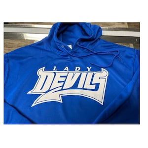 Kleinere Größen - Everham Lady Devils Royal Blue Baumwoll Hoodie (Nur Pickup)