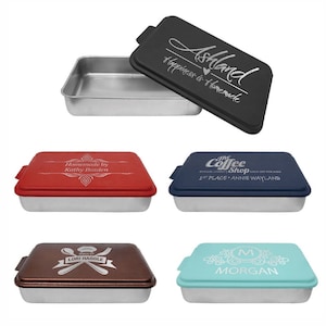 Custom Engraved Cake Pan, 9x13 Aluminum Cake Pan, Personalized Cake Pan, Custom Cake Pan, gift for mom, Christmas Gift Baking Gift,
