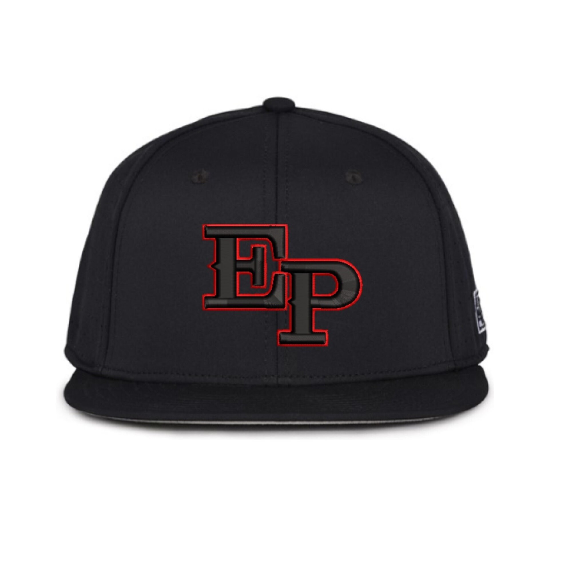 Black EP 3D Puff the Game Brand Hat, GB999 Low Pro