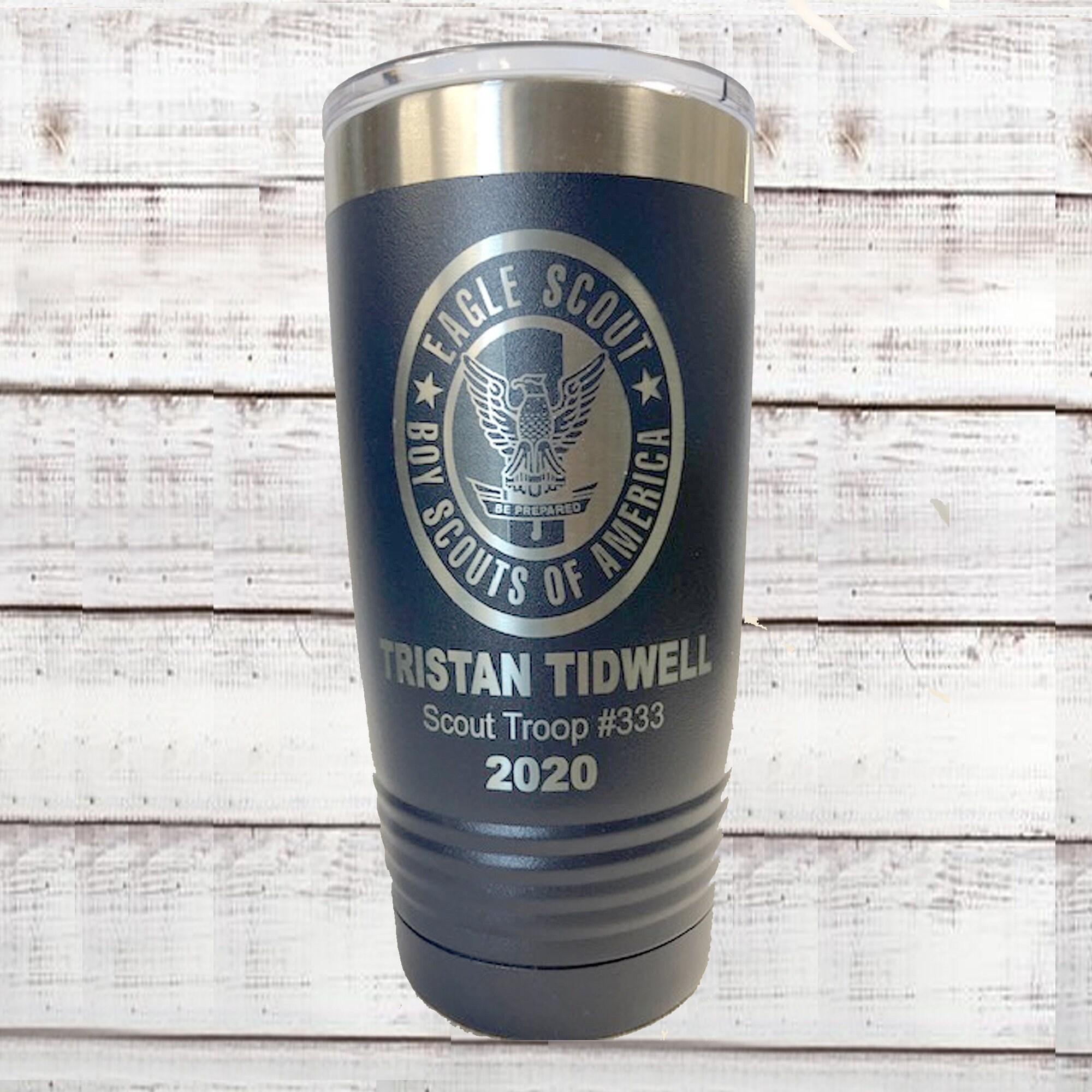YETI - Eagle Scout cup, Eagle Scout Rank Commemorative Cup, Laser Eng…
