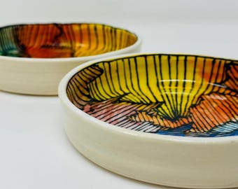 Linear landscape dish