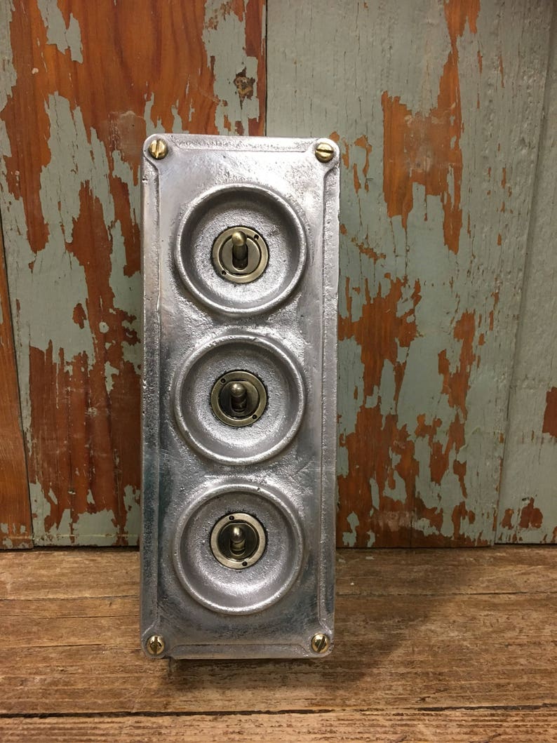 Vintage Style Toggle Light Switch in Industrial Cast Metal Etsy UK
