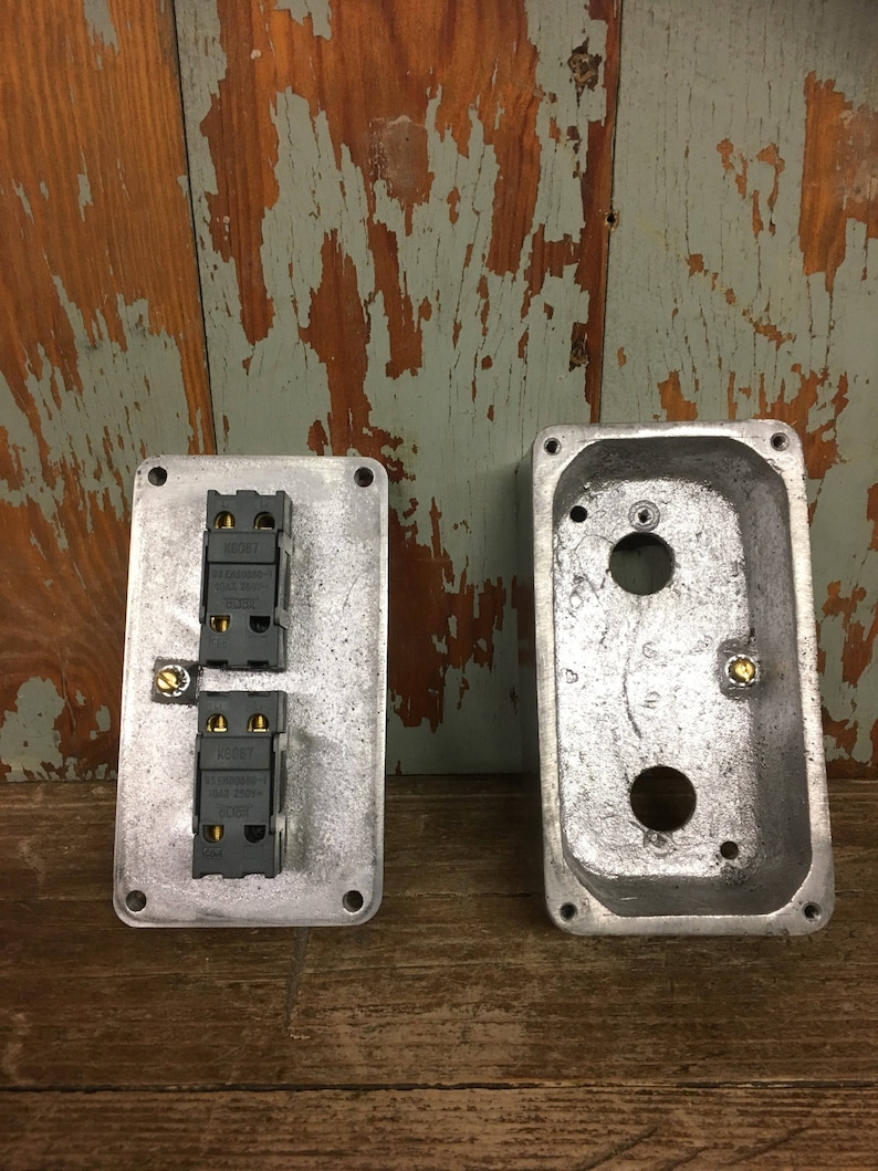 Vintage Style Toggle Light Switch in Industrial Cast Metal Etsy