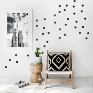 Wandsticker POLKA DOTS Wandtattoo Punkte, Wohnzimmer Wanddeko & Kinderzimmer, runde Wandaufkleber Punkte in den Dot-Grössen 3; 4; 5 u. 10cm