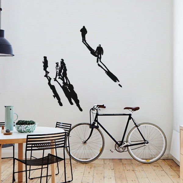 SCHATTEN II BERLIN Serie 1 - Wandtattoo Wall Art | Urban Art Wandsticker Streetart decal silhouettes stencil