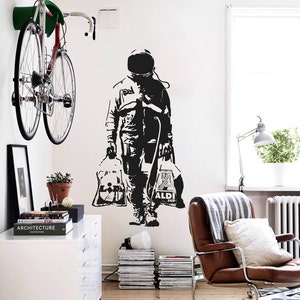 Zebra stencil decal