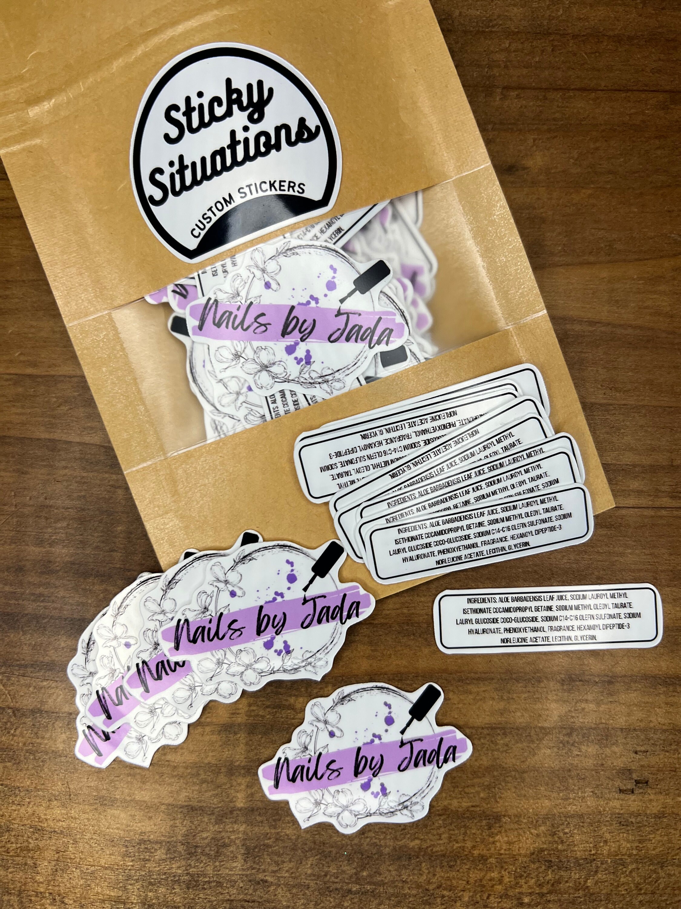 Custom Die Cut Stickers / Custom Logo Stickers / Business Logo / Vinyl ...