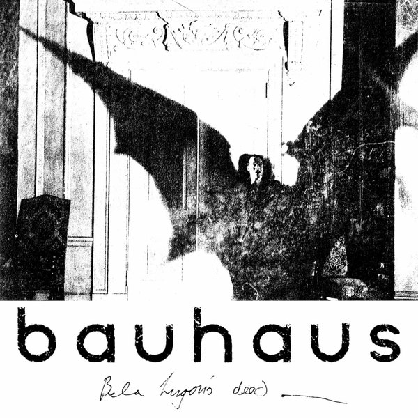 Bauhaus Bela Lugosi is Dead poster wall art print album record cover, Love and Rockets Peter Murphy David Bowie, gothic vampire movie