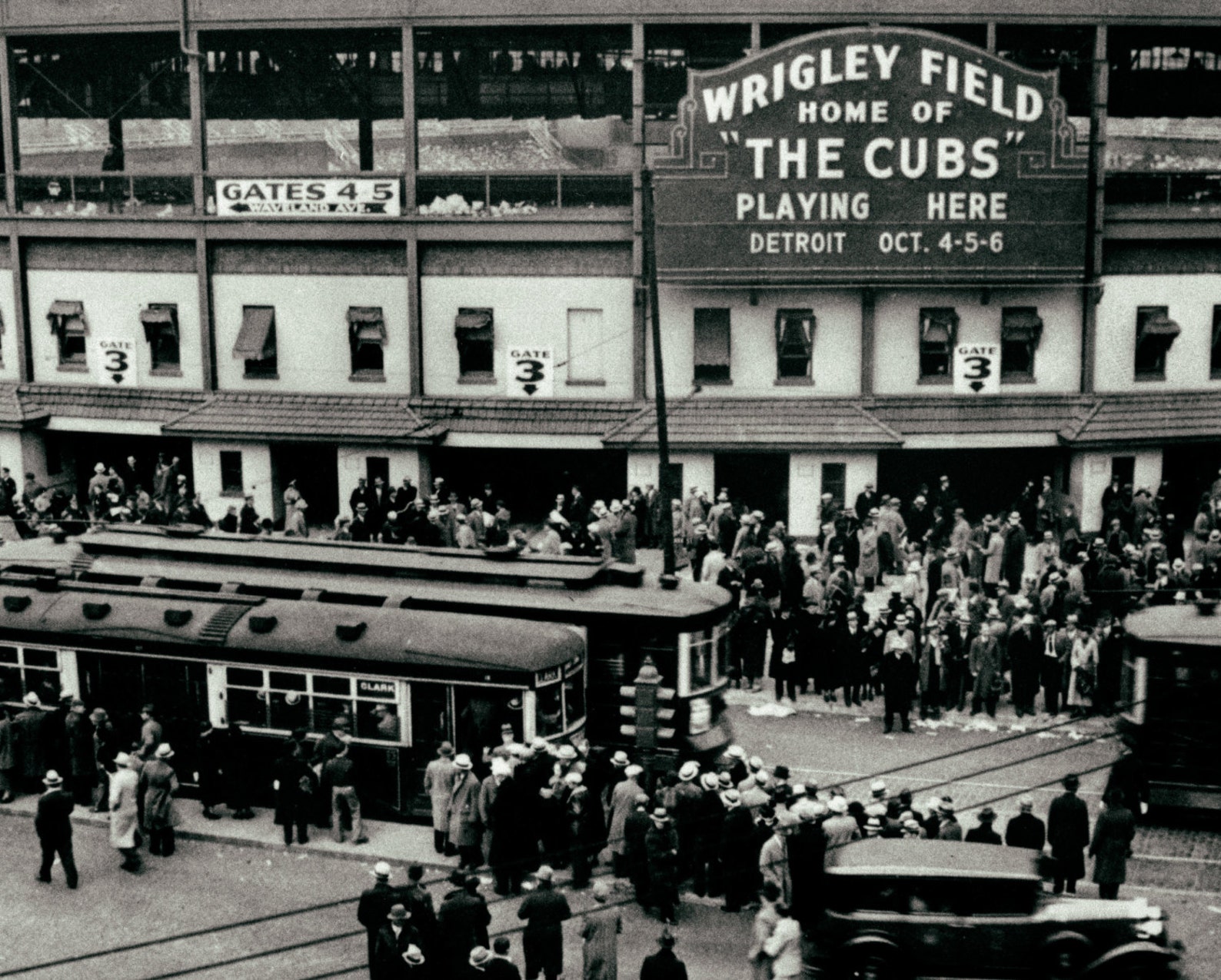 Wrigley Field vintage photo print poster old Chicago Cubs Etsy