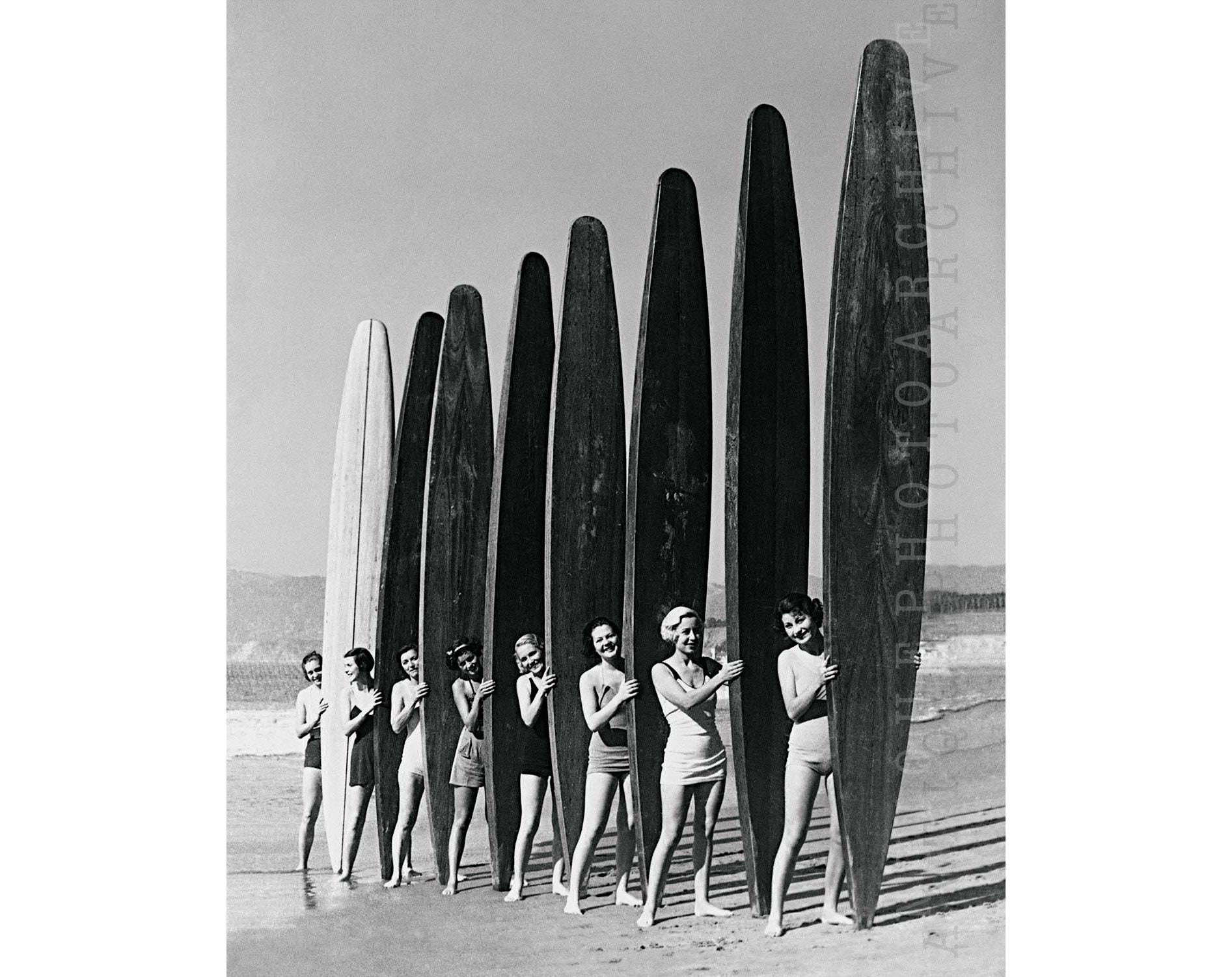 Vintage surfer photo surfing photography print poster gift for surfer…