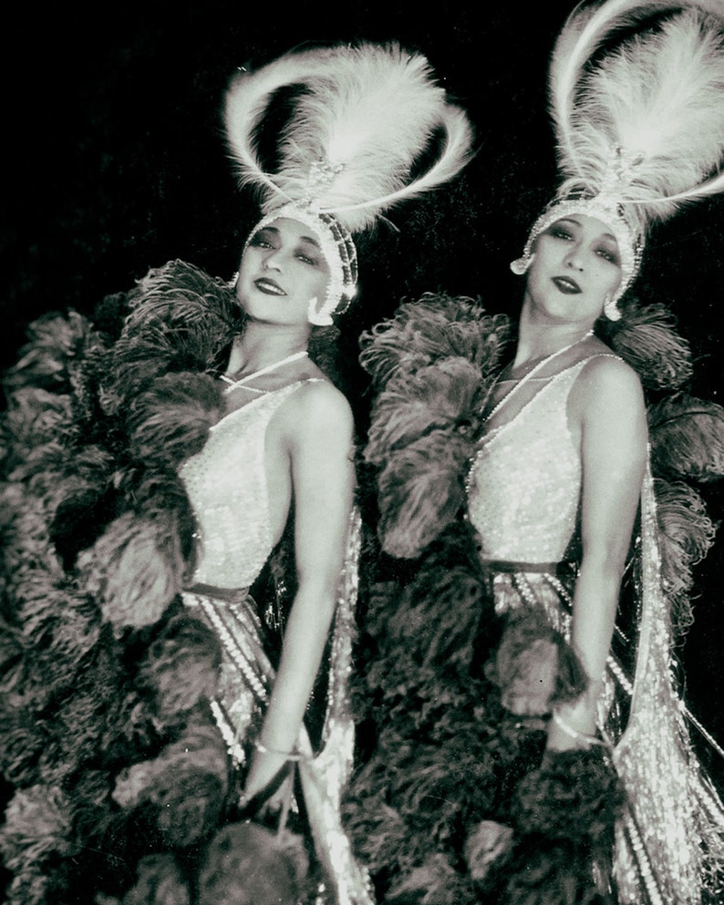 Ziegfeld Follies Girls Vintage Photo Print Poster Dolly Twins - Etsy