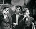 Vintage photo print boys smoking Lewis Hines poster kids in suits newsboy caps black and white antique wall decor poster cool unusual art 