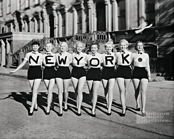 New York black and white photography vintage wall art picture