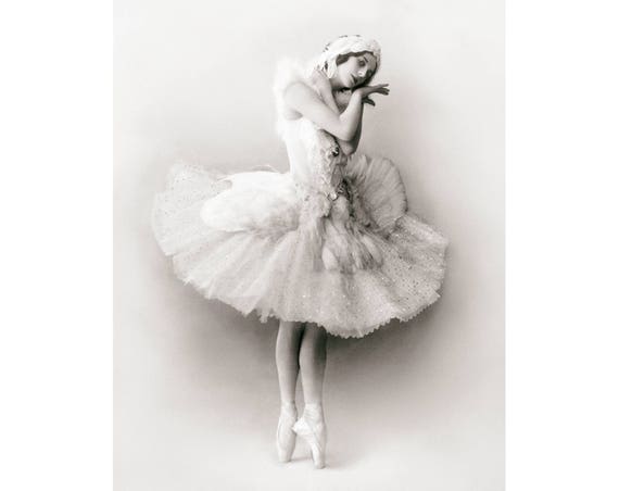 Anna Pavlova Vintage Photo Print Ballerina Art Gift Ballet Etsy