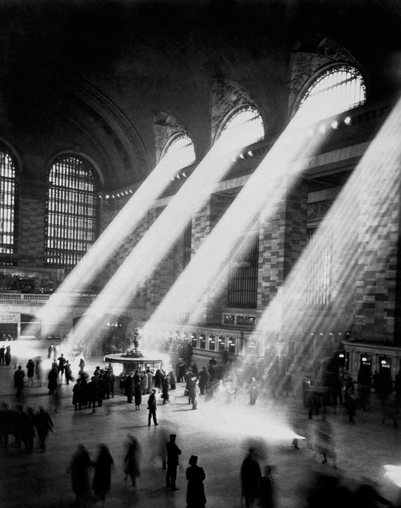 Grand Central Station vintage photo print New York NYC NY ...