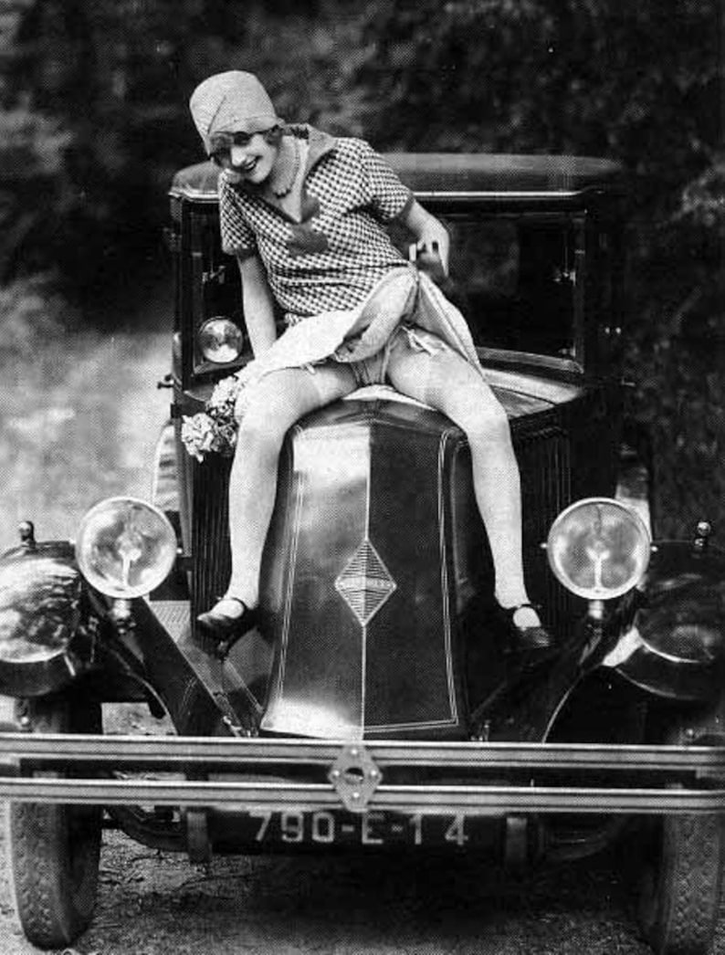 Black And White Vintage Sexy Photo - Vintage photo risque woman on antique car hood lifting skirt | Etsy Black And White Vintage Sexy Photo - Vintage photo risque woman on antique car hood lifting skirt | Etsy