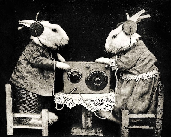 Décoration Murale Rustique En Bois - Lapin Vintage, Style Rétro