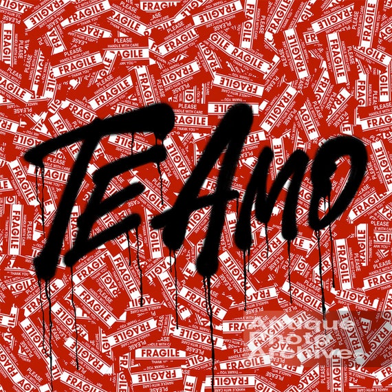 Te Amo gift wall art print I love you for mexican spanish husband wife  boyfriend Pop art poster, Anniversary valentines present