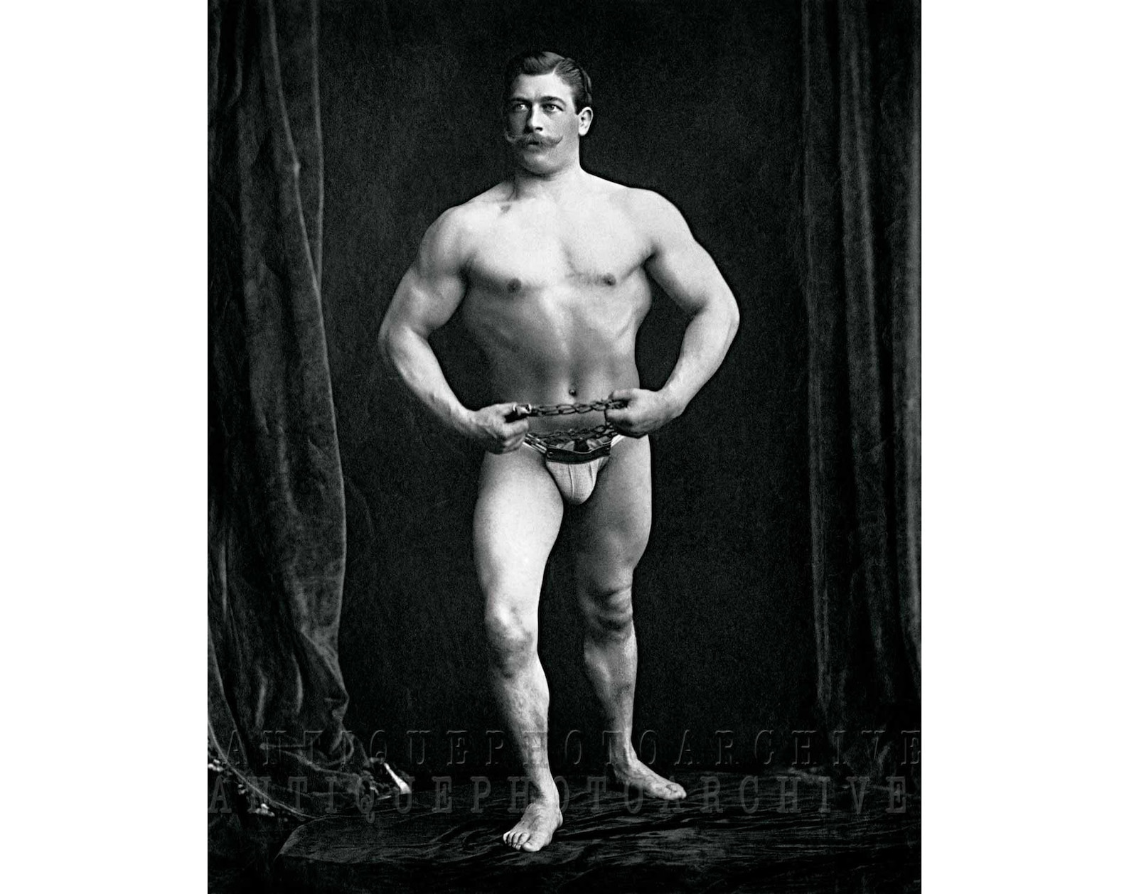 Muscle vintage gay tugging