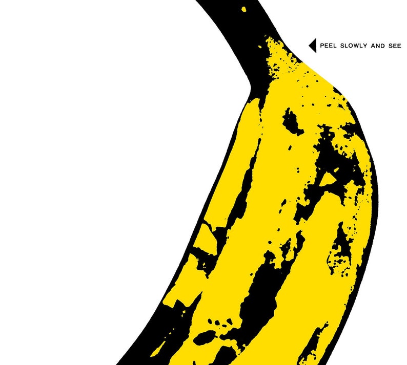 andy warhol banana pillow
