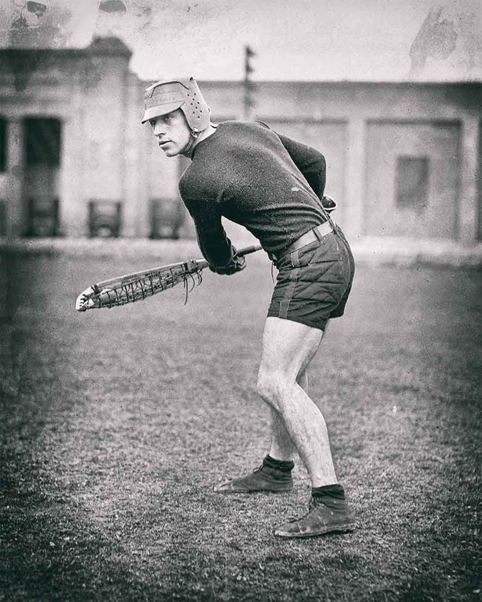 Lacrosse Gift Wall Art Print Vintage Photo Player, Black and White ...