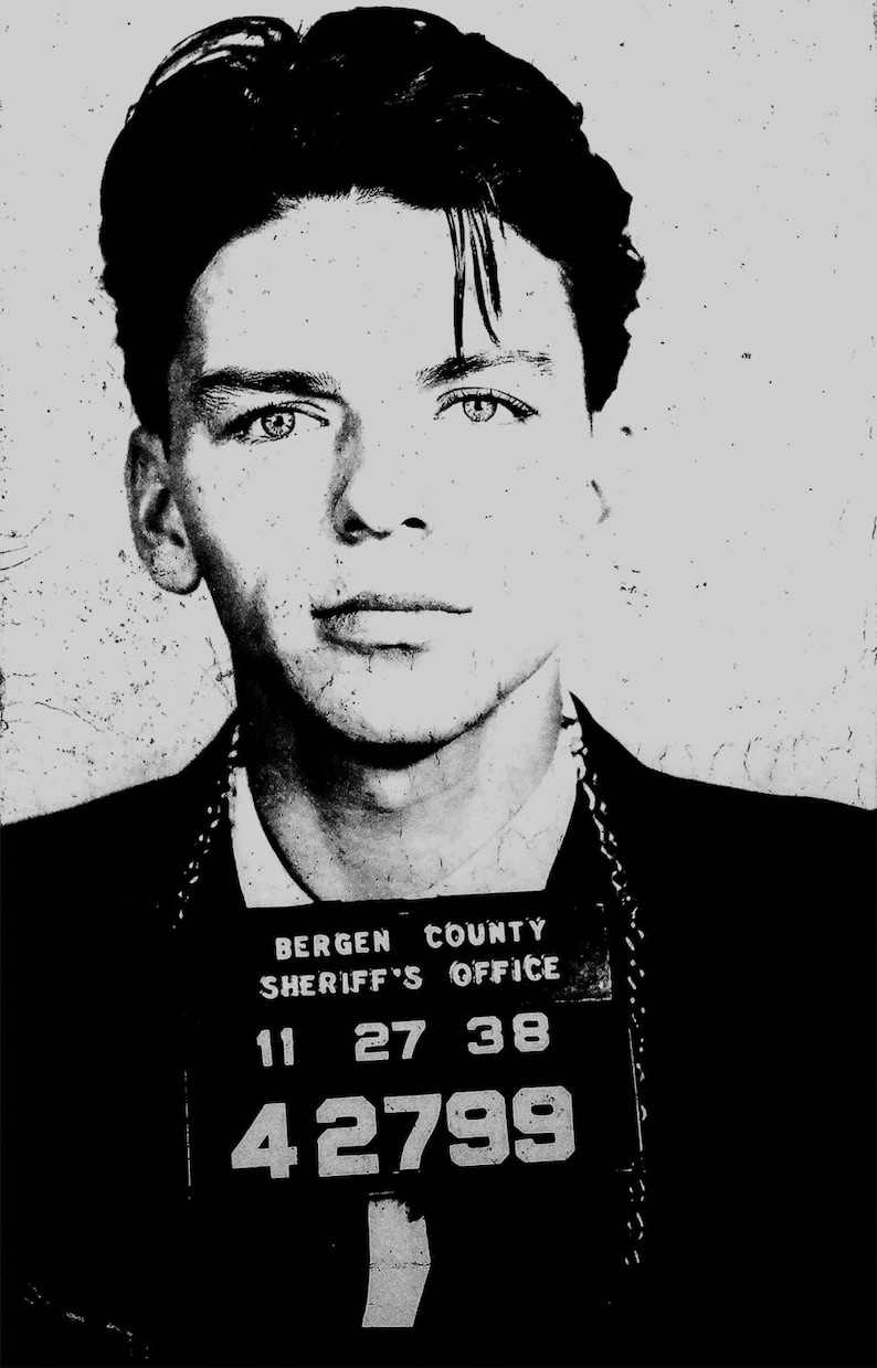 May include: Black and white mugshot of a man with dark hair. The photo is labeled "Bergen County Sheriff's Office" and includes the number "42799".