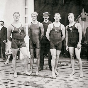 Vintage Gay Photo Print Homoerotic Photograph Black and White