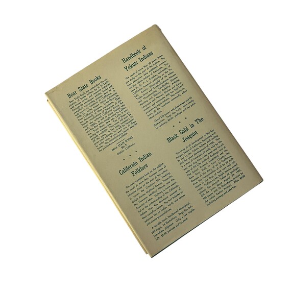 SIGNED Handbook of Yokuts Indians by F.F. Latta 1949 FIRST EDITION