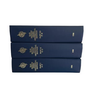 DAR Patriot Index Centennial Edition 3 Volume Set Daughters of the American Revolution 1990