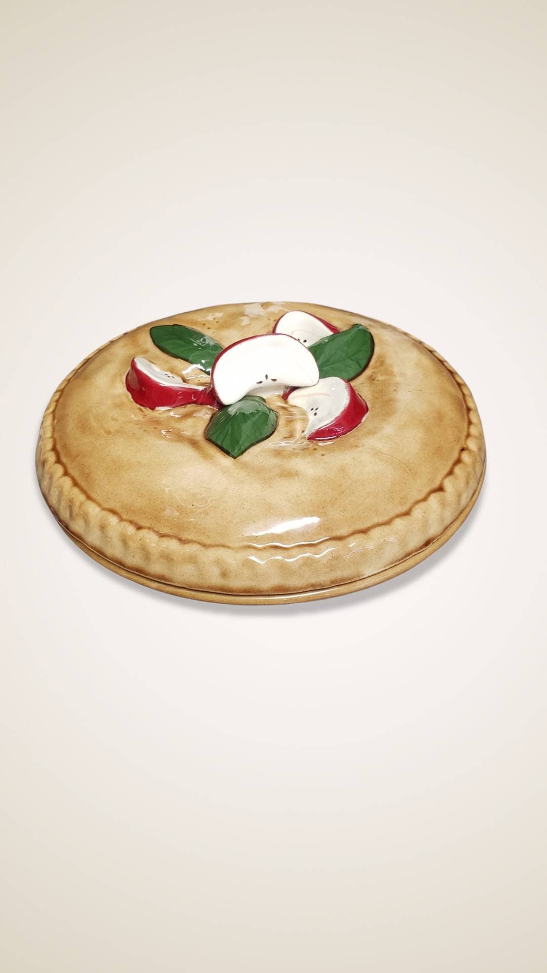 Vintage Ceramic Pie Keeper Etsy