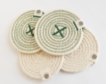 Set of 6 Rope Coasters - Customize Your Own! - Etsy