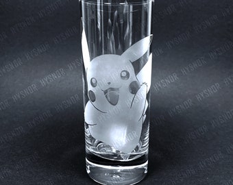 33CL Glass Pokémon Pikachu , Pichu