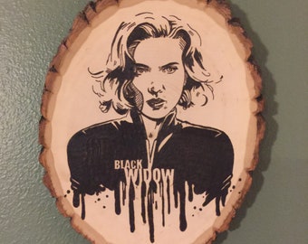 Black Widow plaque