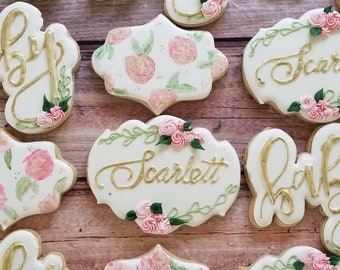 Baby Shower Cookies Etsy Baby Shower Cookies Etsy