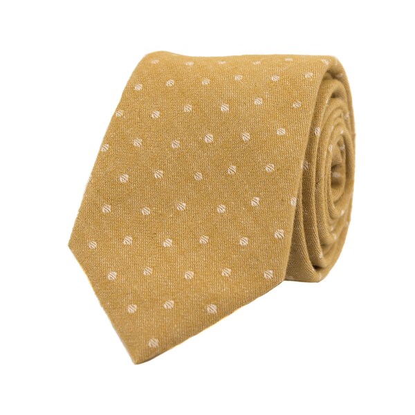 mens mustard yellow tie