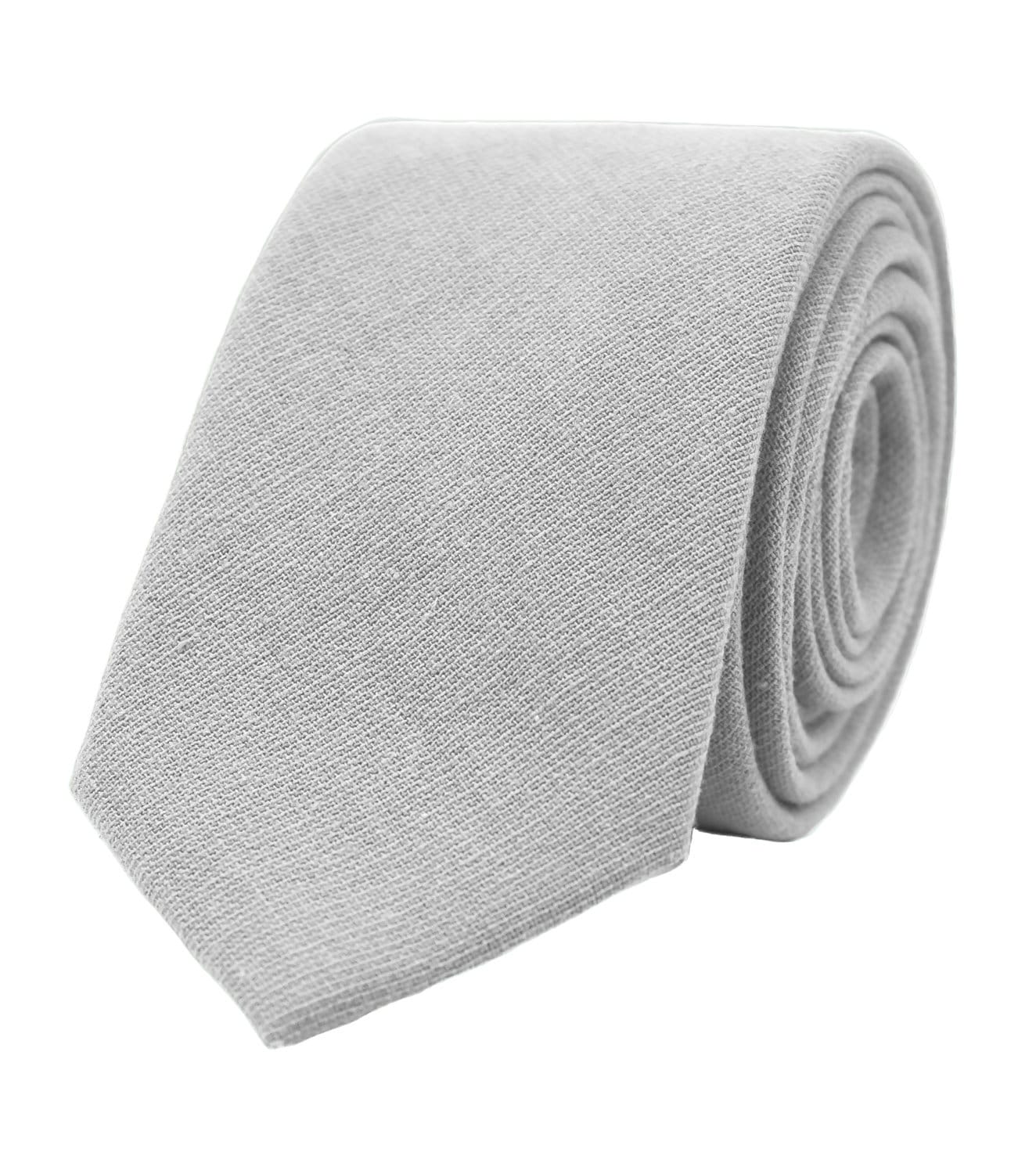 Corbata gris niebla corbata gris claro maciza corbata de - México