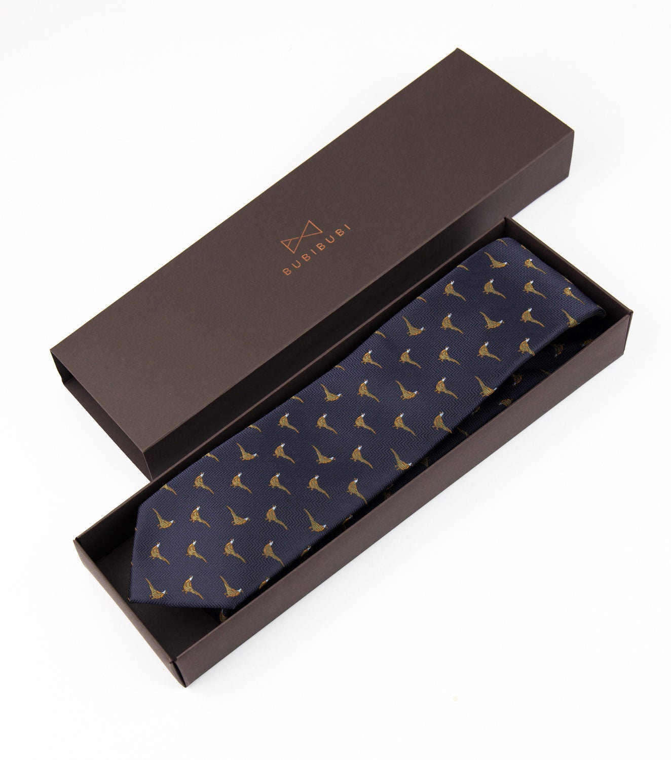 navy pheasant tie